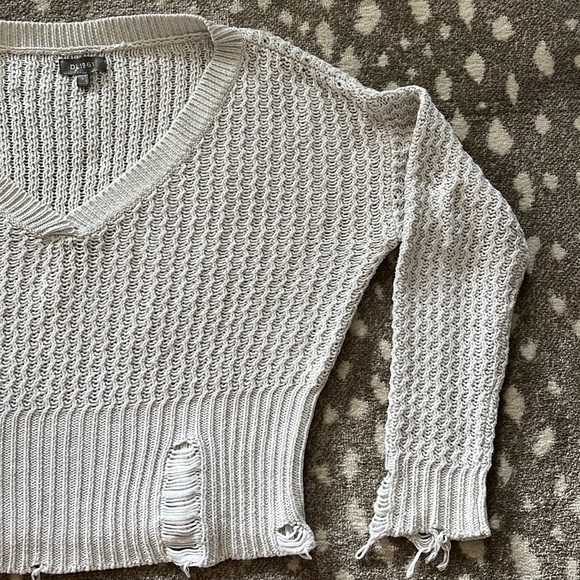 Long sleeve distressed DL1961 Sweater - Picture 4 of 4